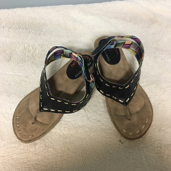 Modzori Ladies Feena Reversible Slingback Wedge Sandal - Picture 11 of 14